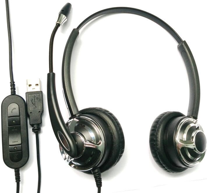 Noise Cancelling Call Center Headsets_ UC headset _ USB
